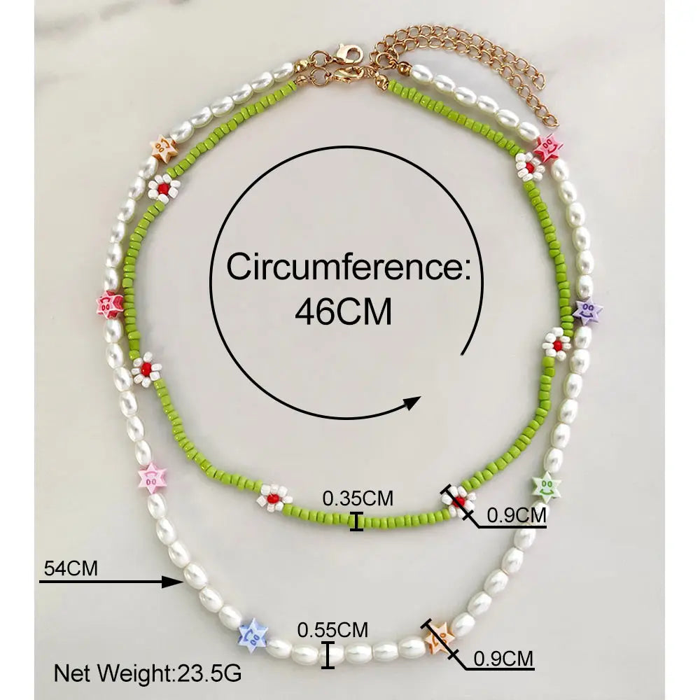 Smile Pearl Acrylic Fruit Heart Beads