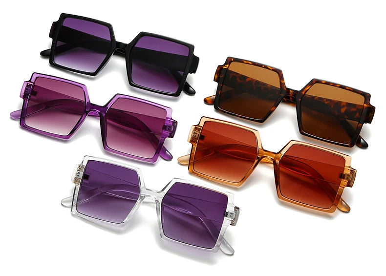 Vintage Fashion Gradient Eyeglasses