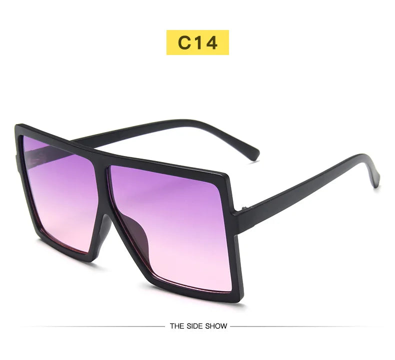 Unisex Oversized Shades Vintage Retro