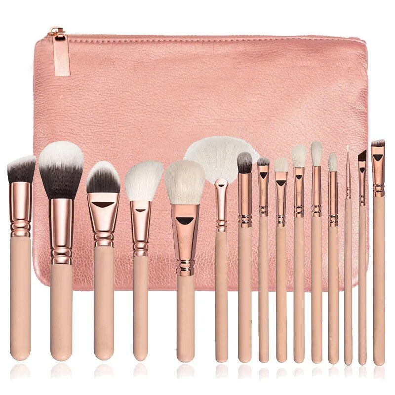 15pcs Powder/ Foundation /Eyeshadow Make Up Brushes
