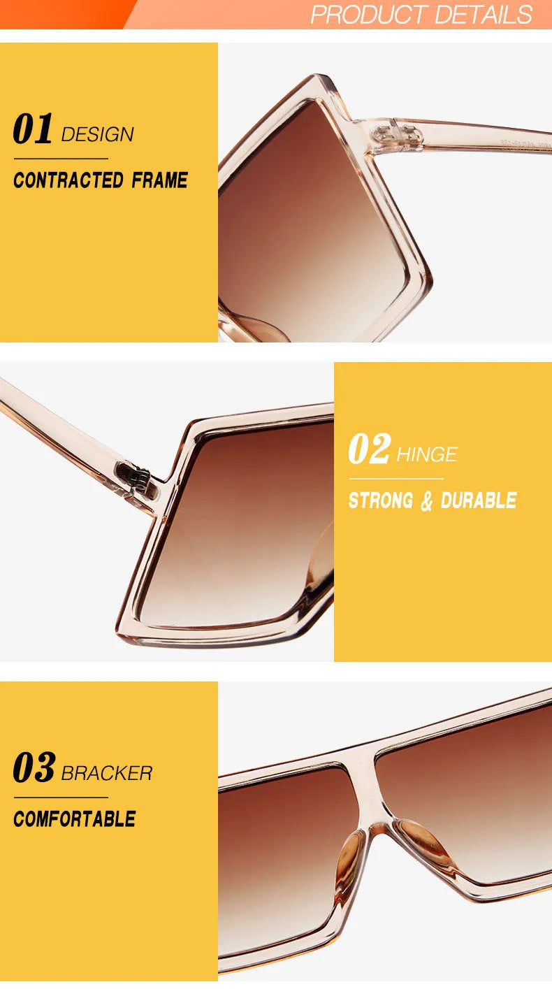 Unisex Square Gradient Shades