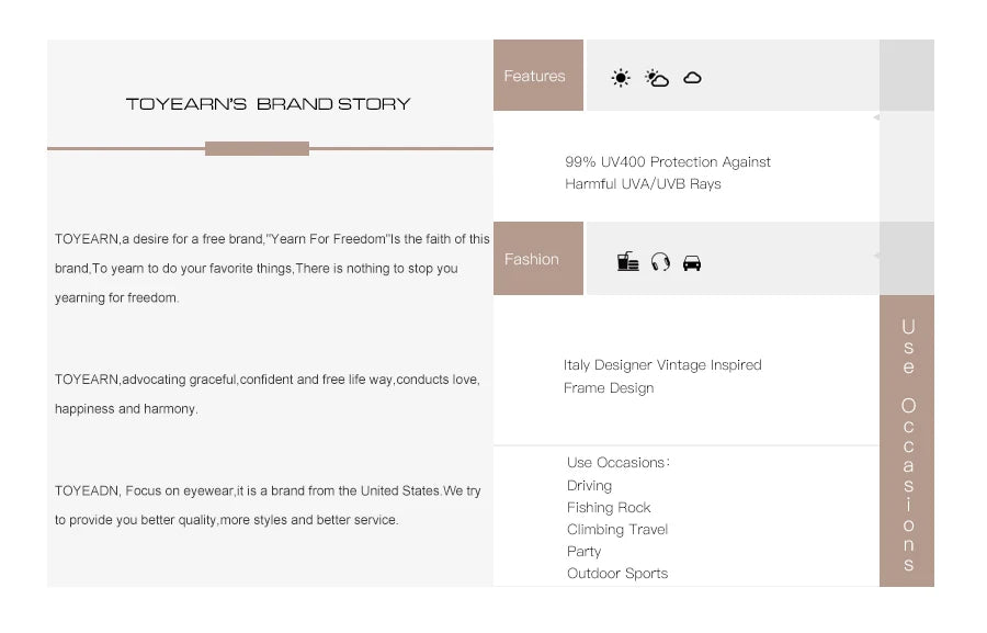 Rivet Eyewear Flat Top Sunglasses