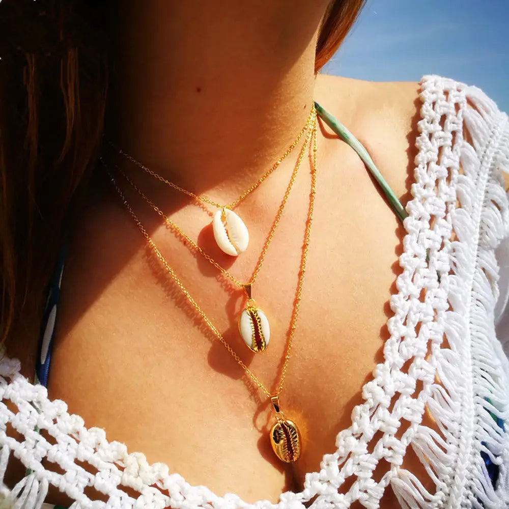 Multilayer Star Moon Pendant Necklace