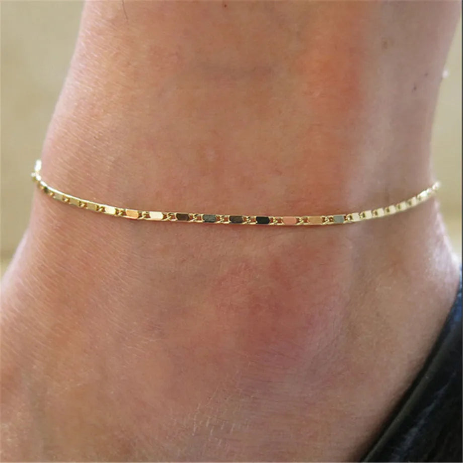 Casual/Sporty Gold / Silver Color  Anklet