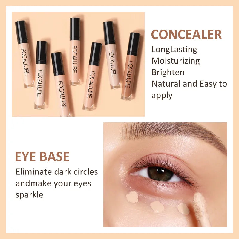 7 Colors Face Concealer / Liquid Foundation