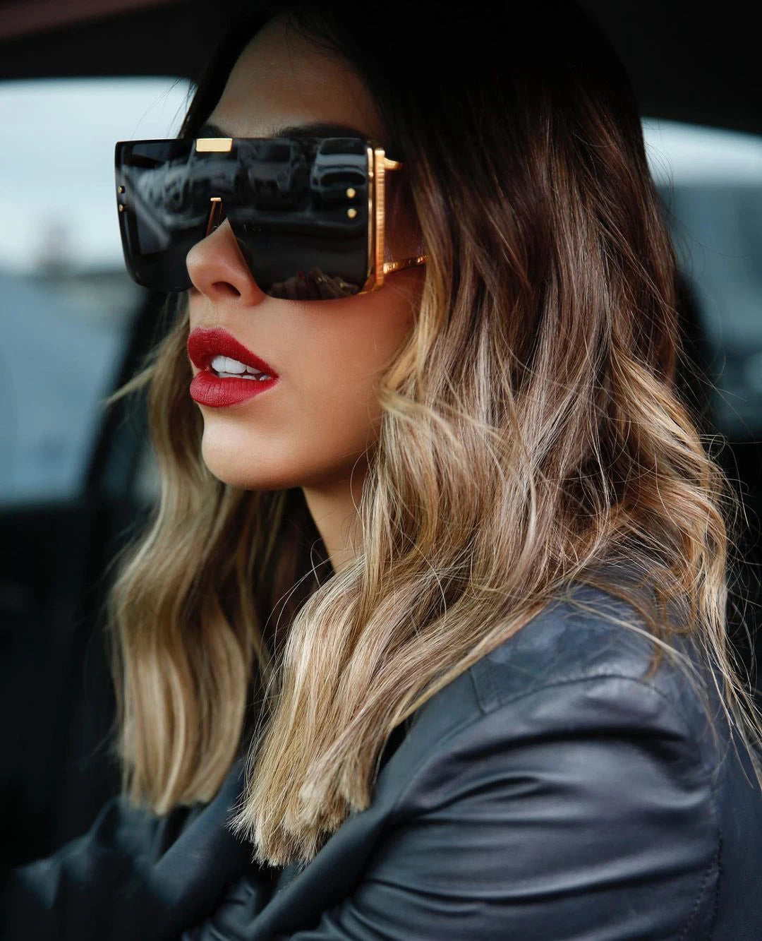 Oversized Luxury Uv400 Vintage Glasses
