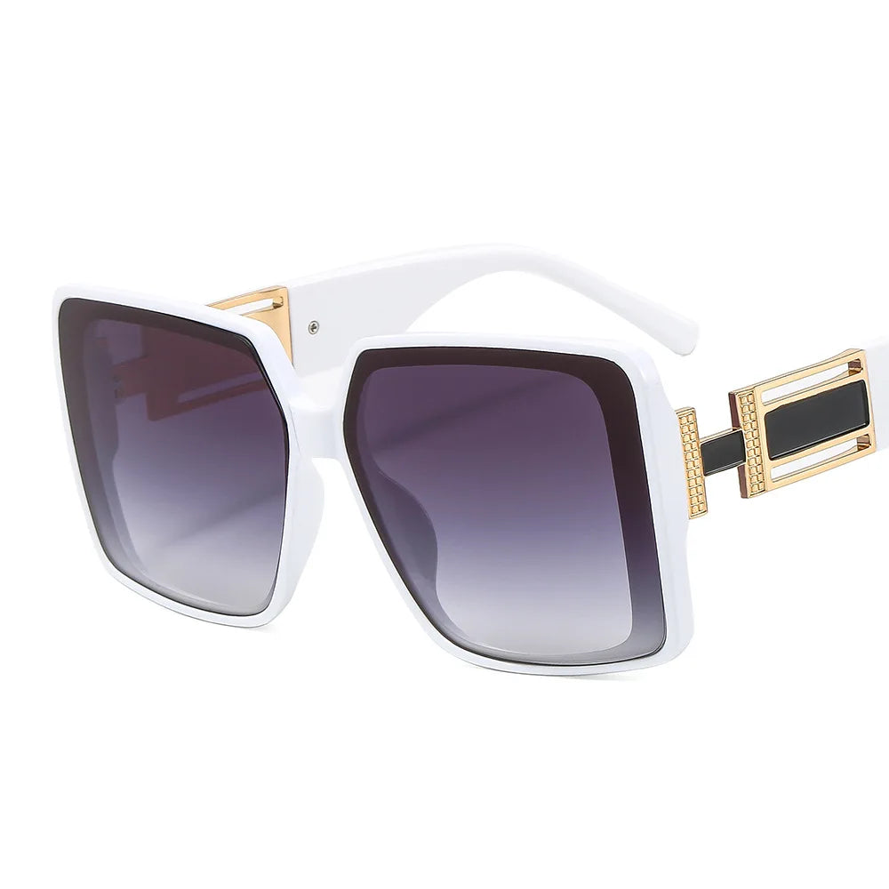 Luxury Comfortable UV400 Square Frame Sunglasses