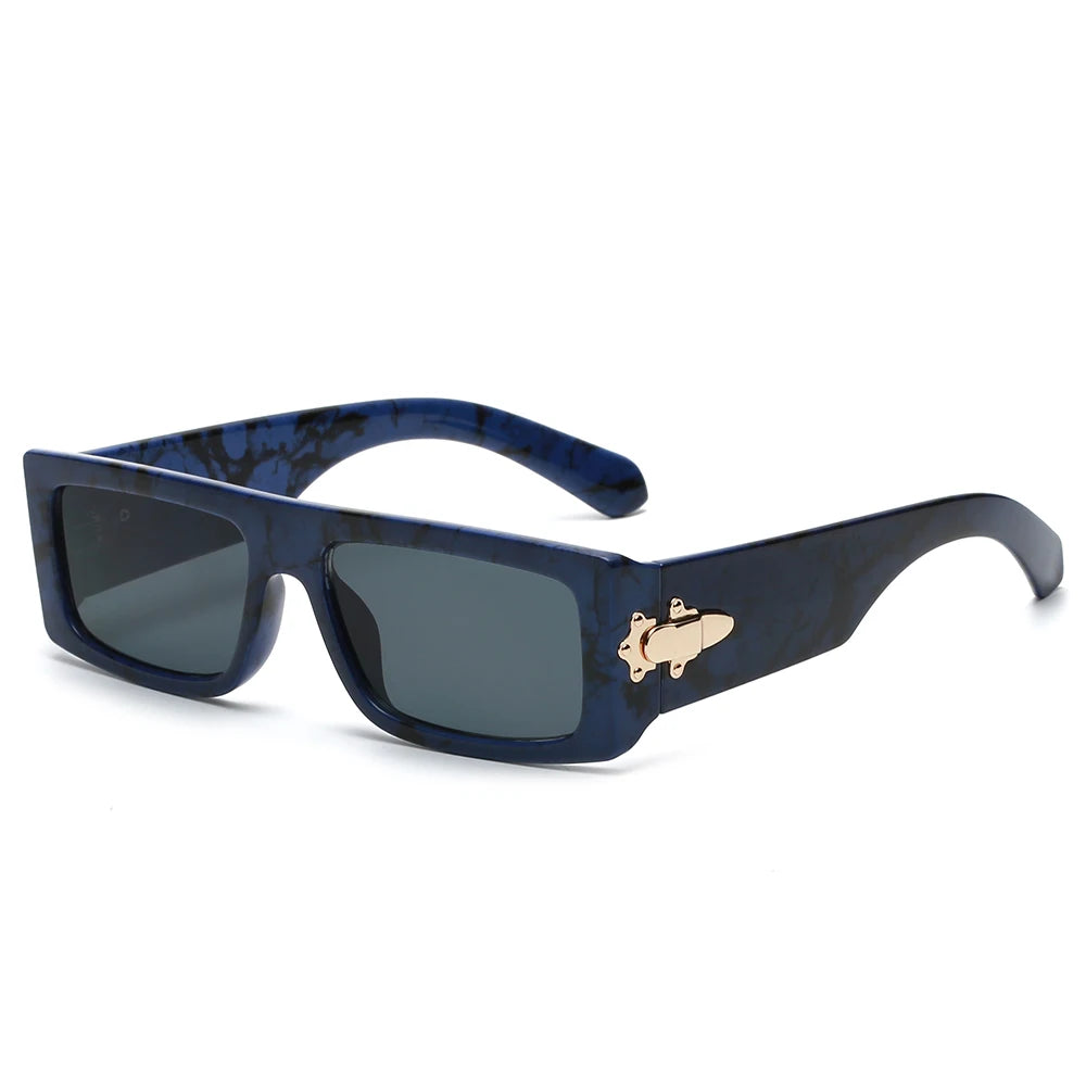 Marble Texture Custom Sunglasses Men
