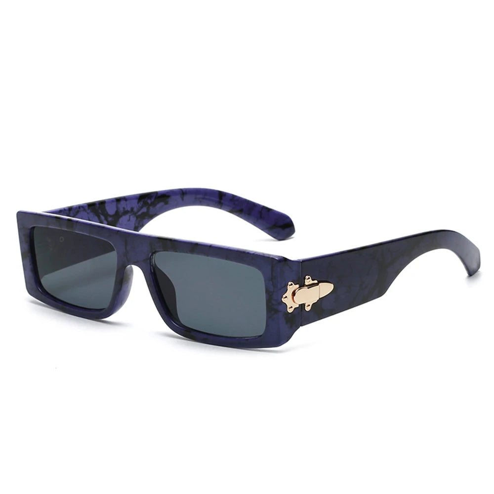 Marble Texture Custom Sunglasses Men