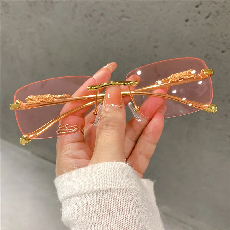 Luxury Golden Leopard Frame Sunglasses | UV400