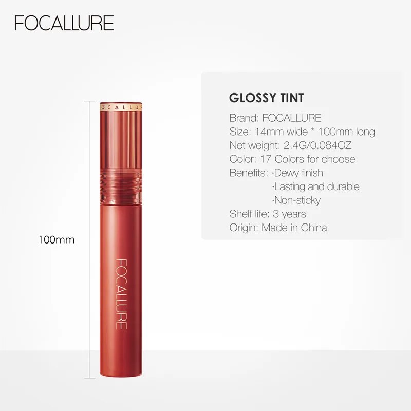 17 Colors Jelly-Clear Lip Gloss | Liquid Lipstick