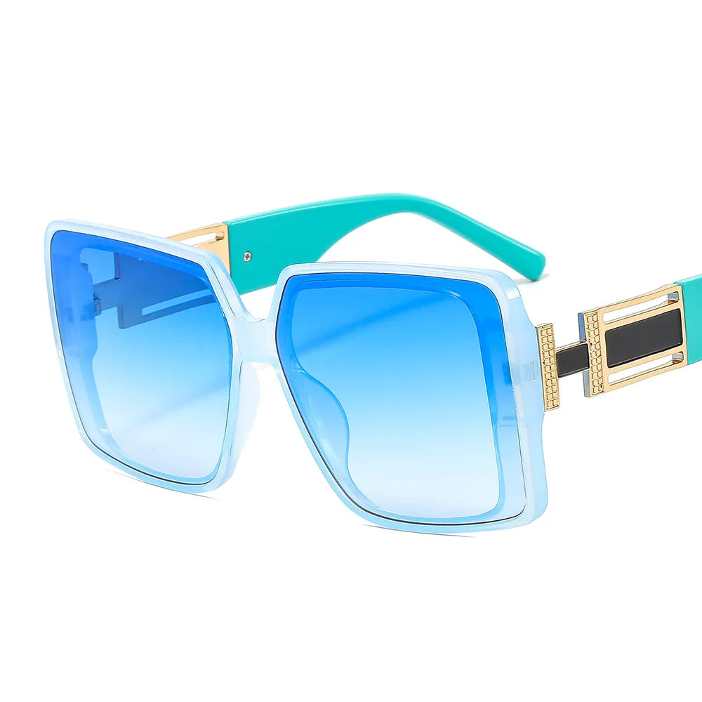 Luxury Comfortable UV400 Square Frame Sunglasses