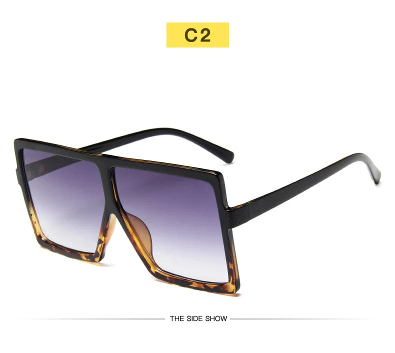 Unisex Oversized Shades Vintage Retro