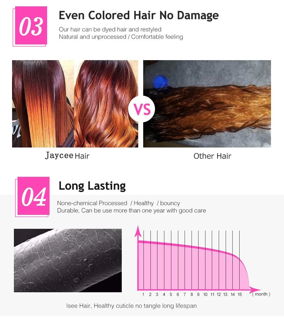 Brazilian Pre Plucked Lace Closure Wig