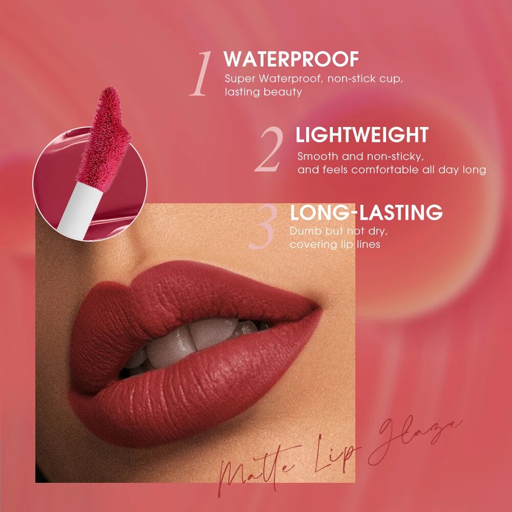 12 Colors  Long-lasting Liquid Lipstick | Lip Gloss