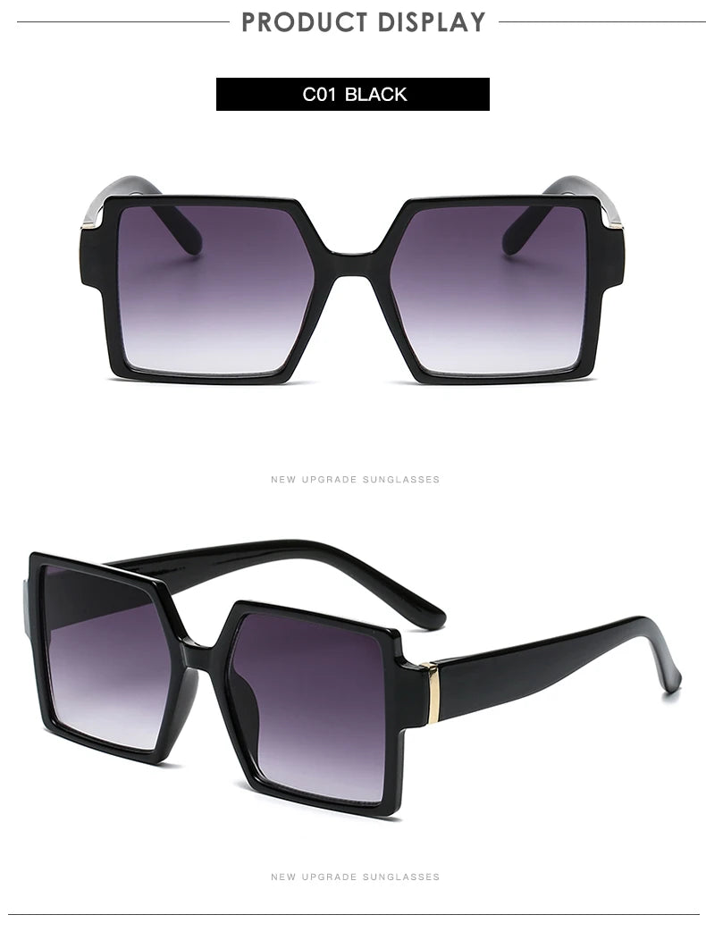 Vintage Fashion Gradient Eyeglasses