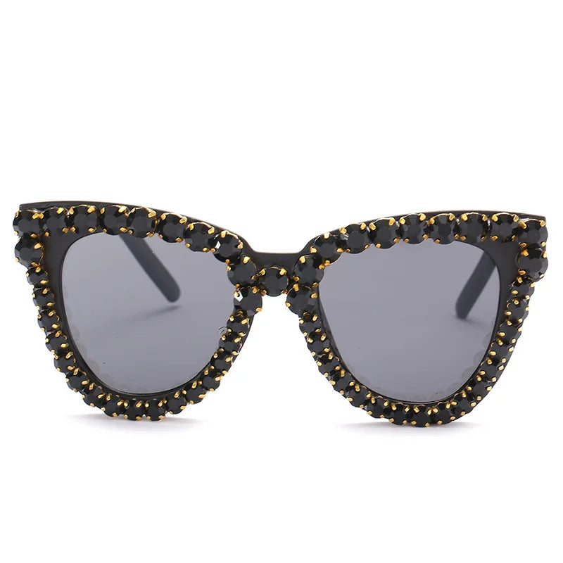 Luxury Cat Eye Diamond Sunglasses