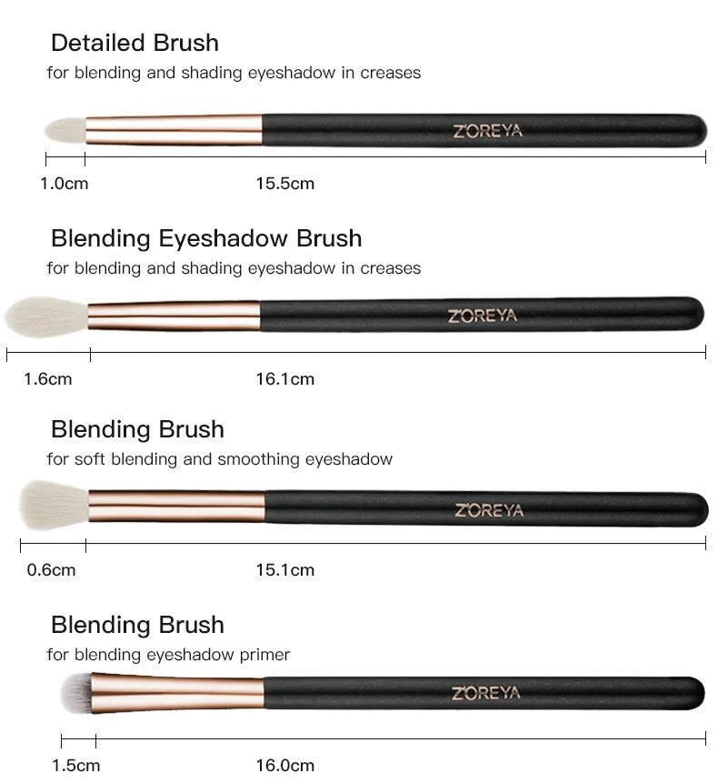 Foundation / Eyebrow / Contour / Eyeshadow Make Up Brushes