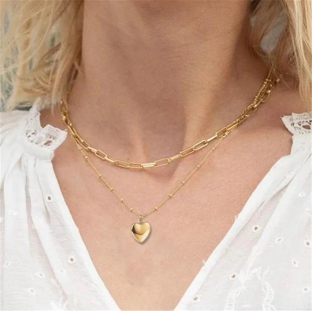 Crystal Star Pendant Necklaces