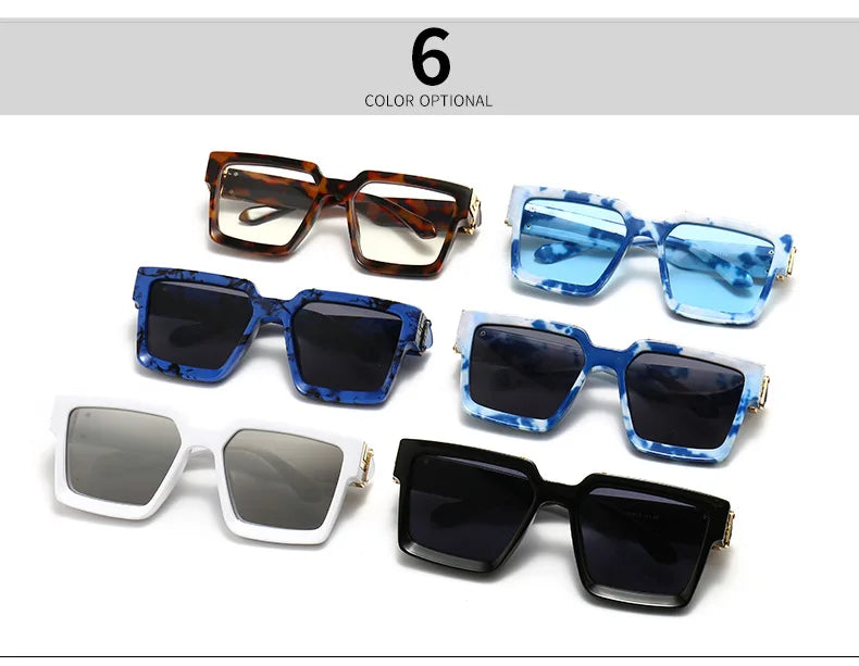 Classic Luxury Square Sunglasses