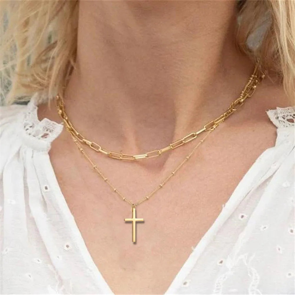 Crystal Star Pendant Necklaces
