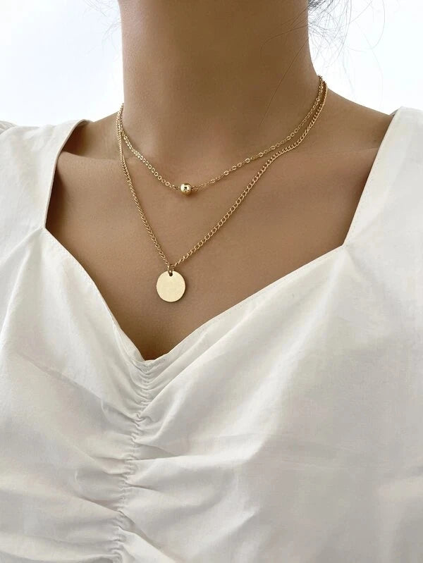 Shiny Crystal Moon Star Love Pearl Pendant