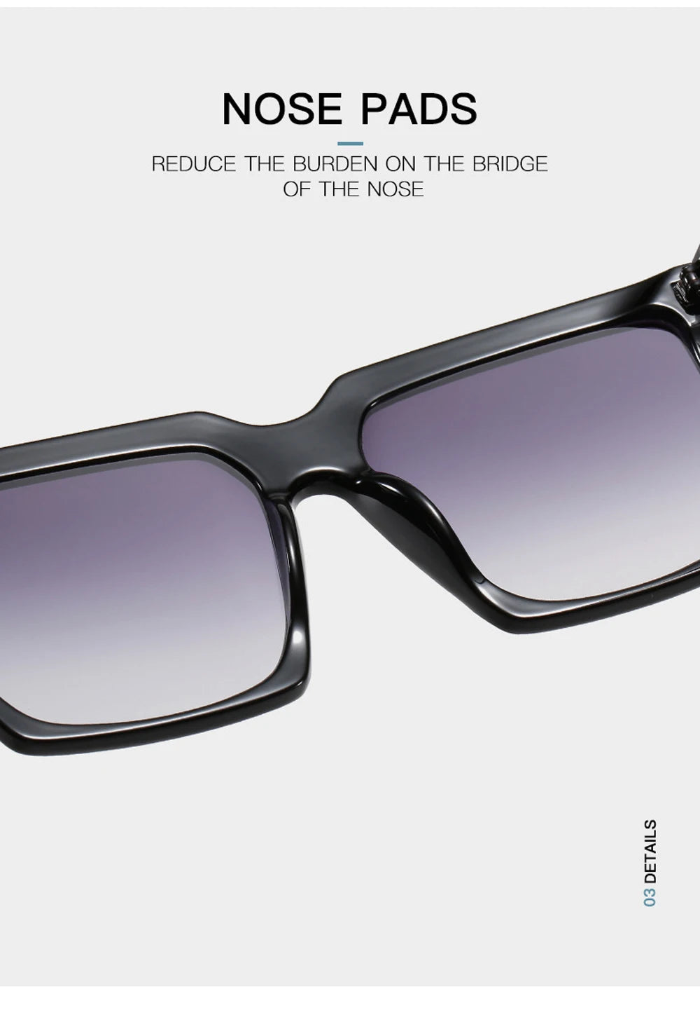 Square Vintage Sunglasses UV400