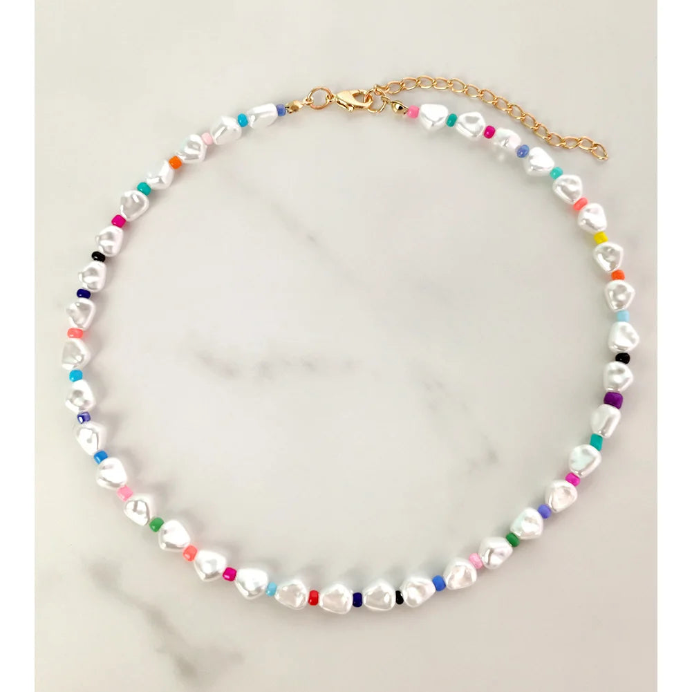 Smile Pearl Acrylic Fruit Heart Beads