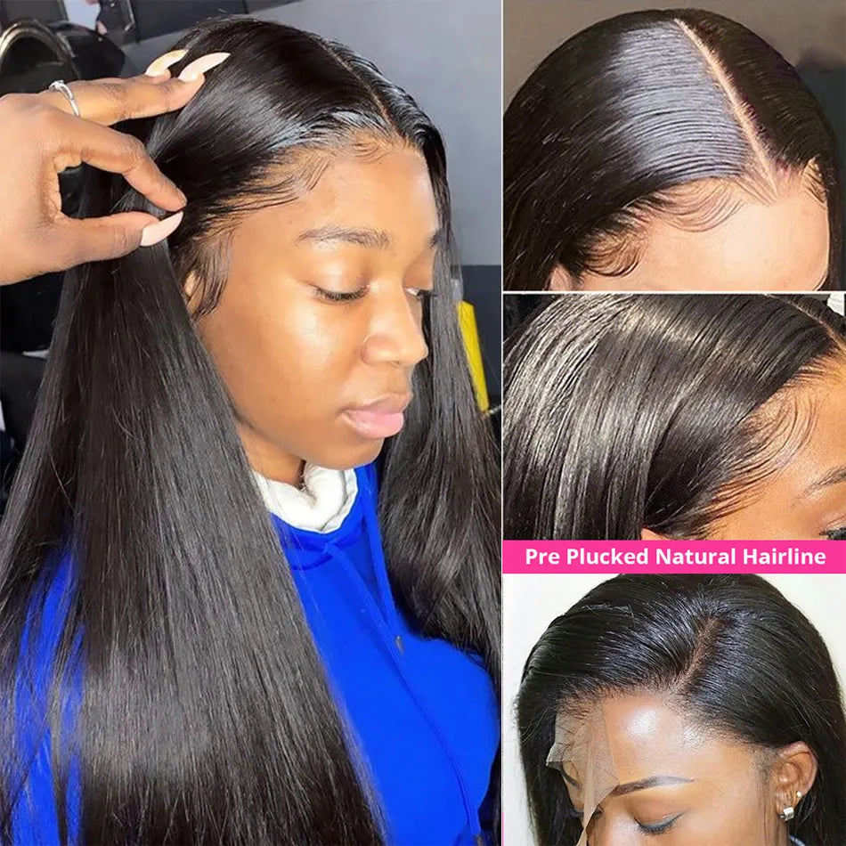 Brazilian Pre Plucked Lace Closure Wig