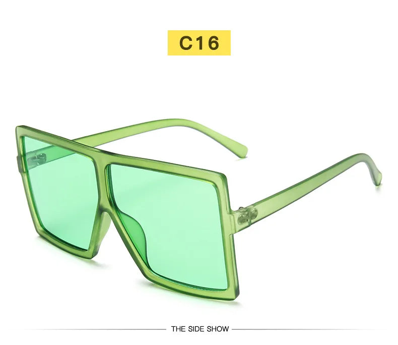 Unisex Oversized Shades Vintage Retro