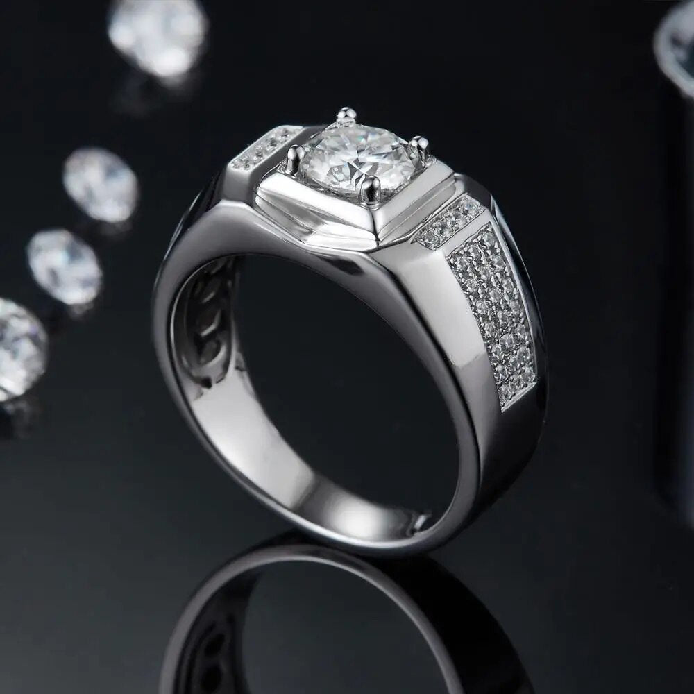 18K Gold 925 Silver 1.0 Ct.