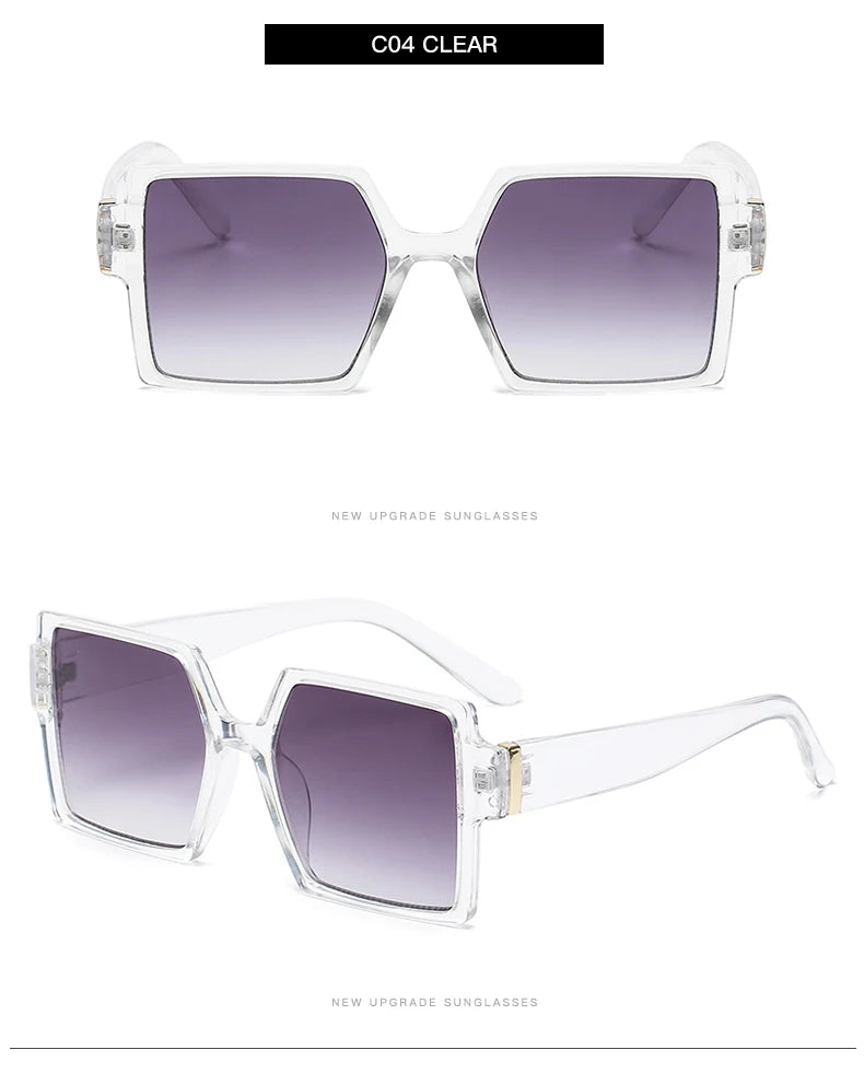 Vintage Fashion Gradient Eyeglasses