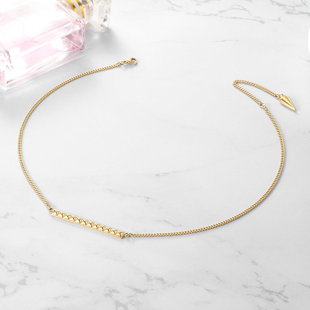 PYRAMID BAR NECKLACE
