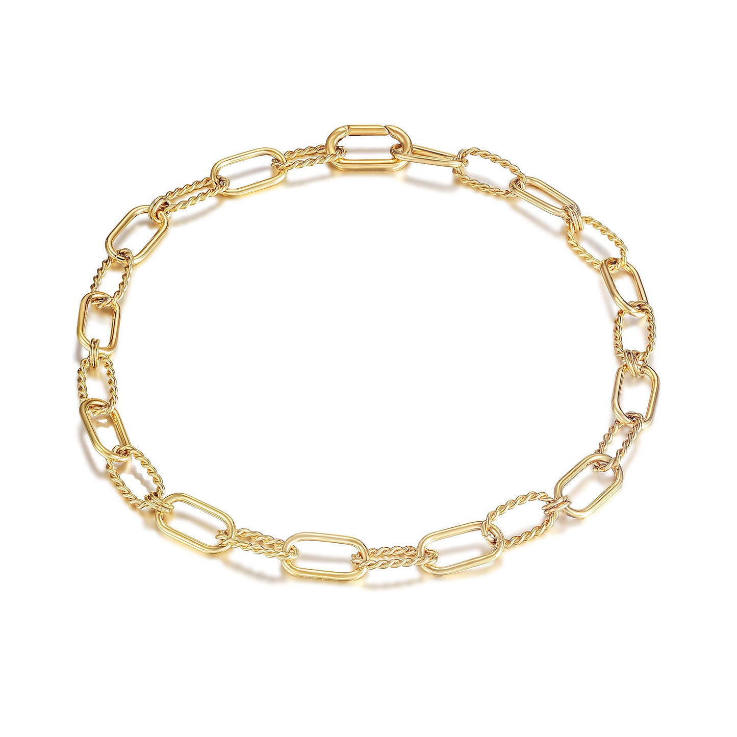 THREADER INTERLOCKING NECKLACE