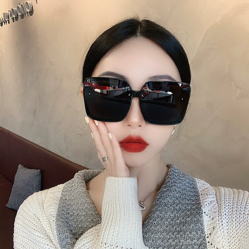 Square Polarized Street Shot Trendy Match Glasses
