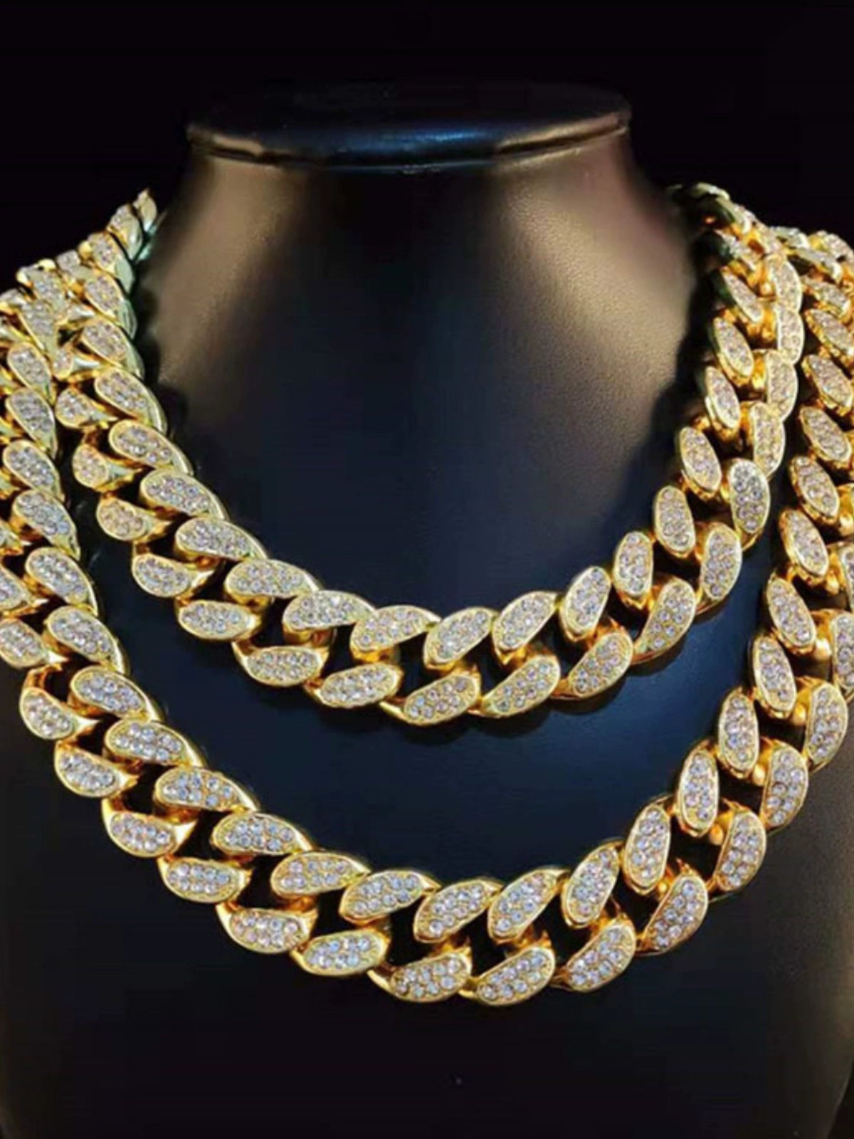 Exaggerated Miami Cuban Link Chain Necklace