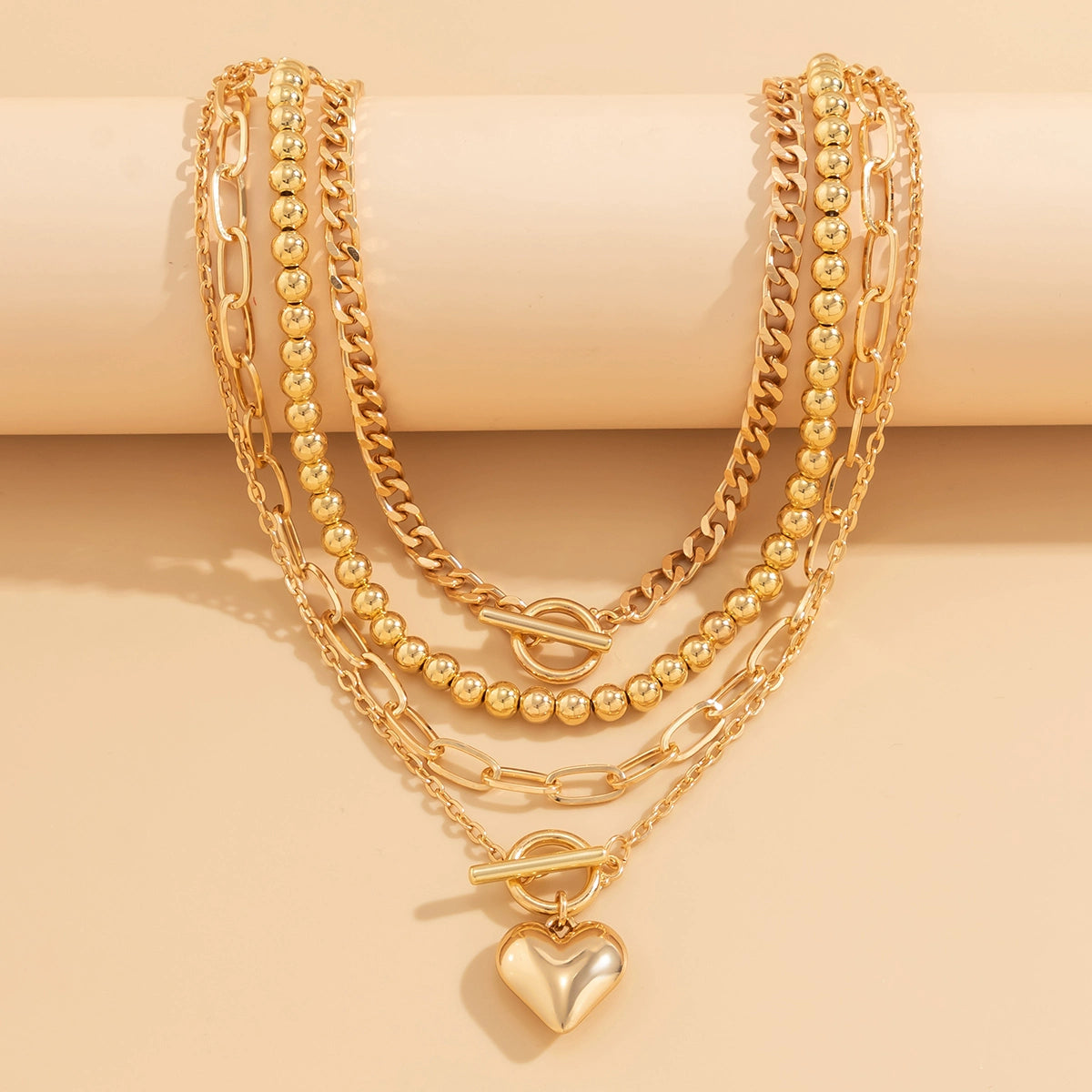 Peach Heart Trendy Trip Shoot