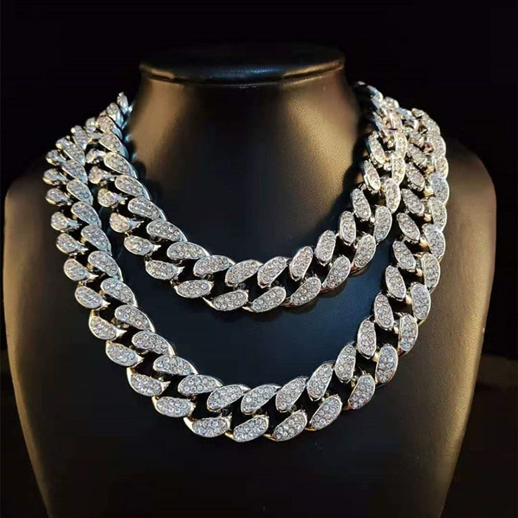 Exaggerated Miami Cuban Link Chain Necklace