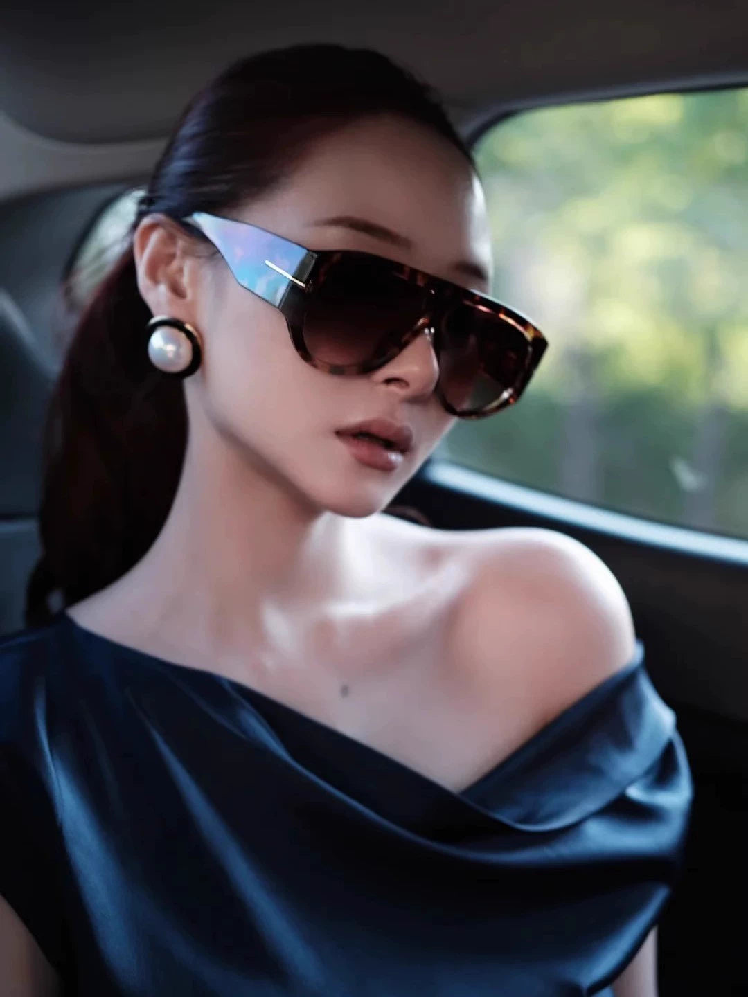 Laqian Style Concave Sunglasses
