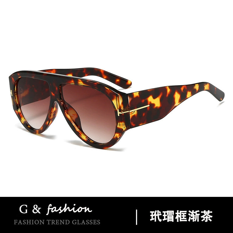 European and American Retro Frog Glasses