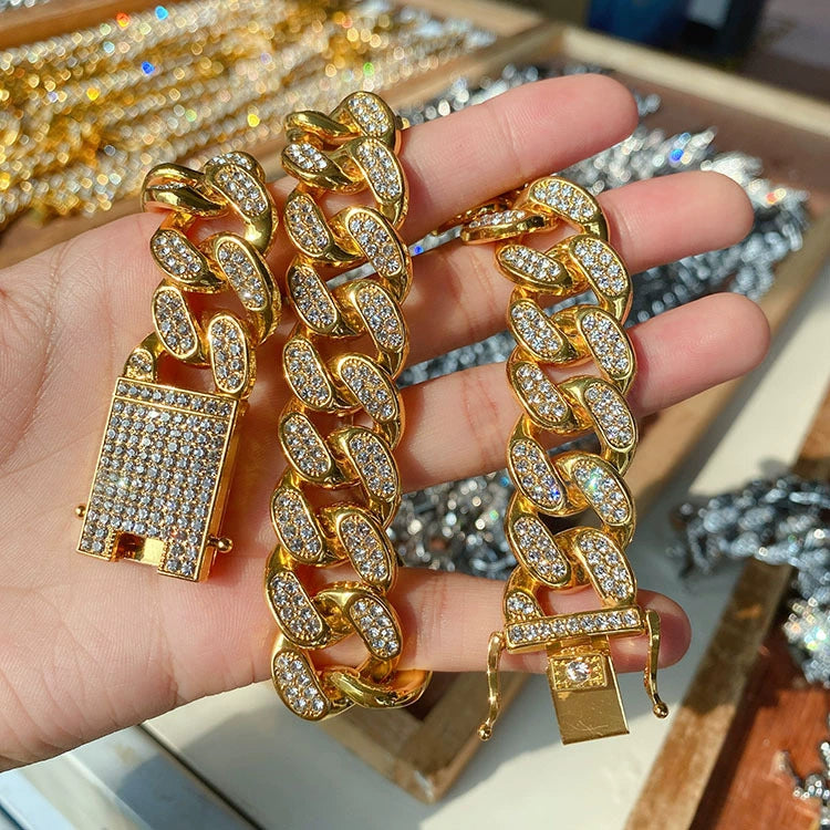 Exaggerated Miami Cuban Link Chain Necklace