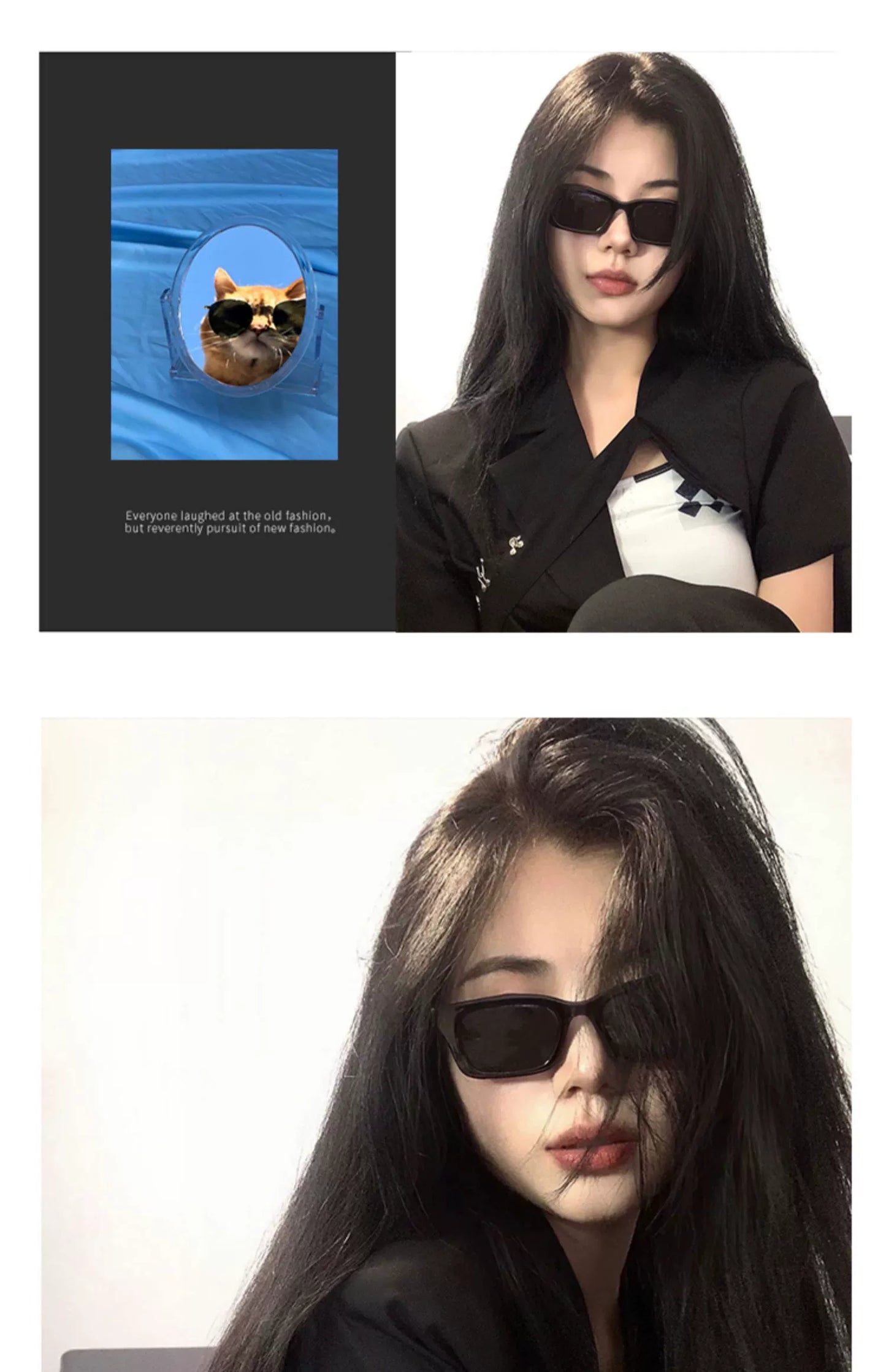 American Cat's Eye Trendy Cool Sunglasses