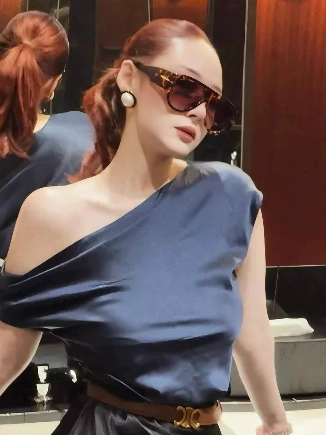 Laqian Style Concave Sunglasses
