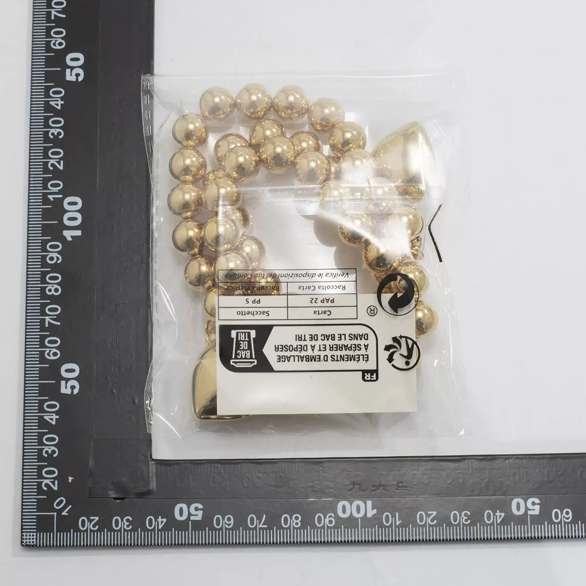 Imitation Pearl Beaded Heart Necklace & Bracelet Set