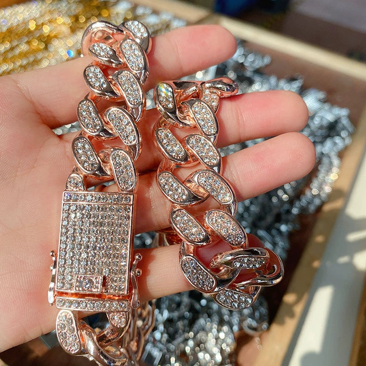 Exaggerated Miami Cuban Link Chain Necklace