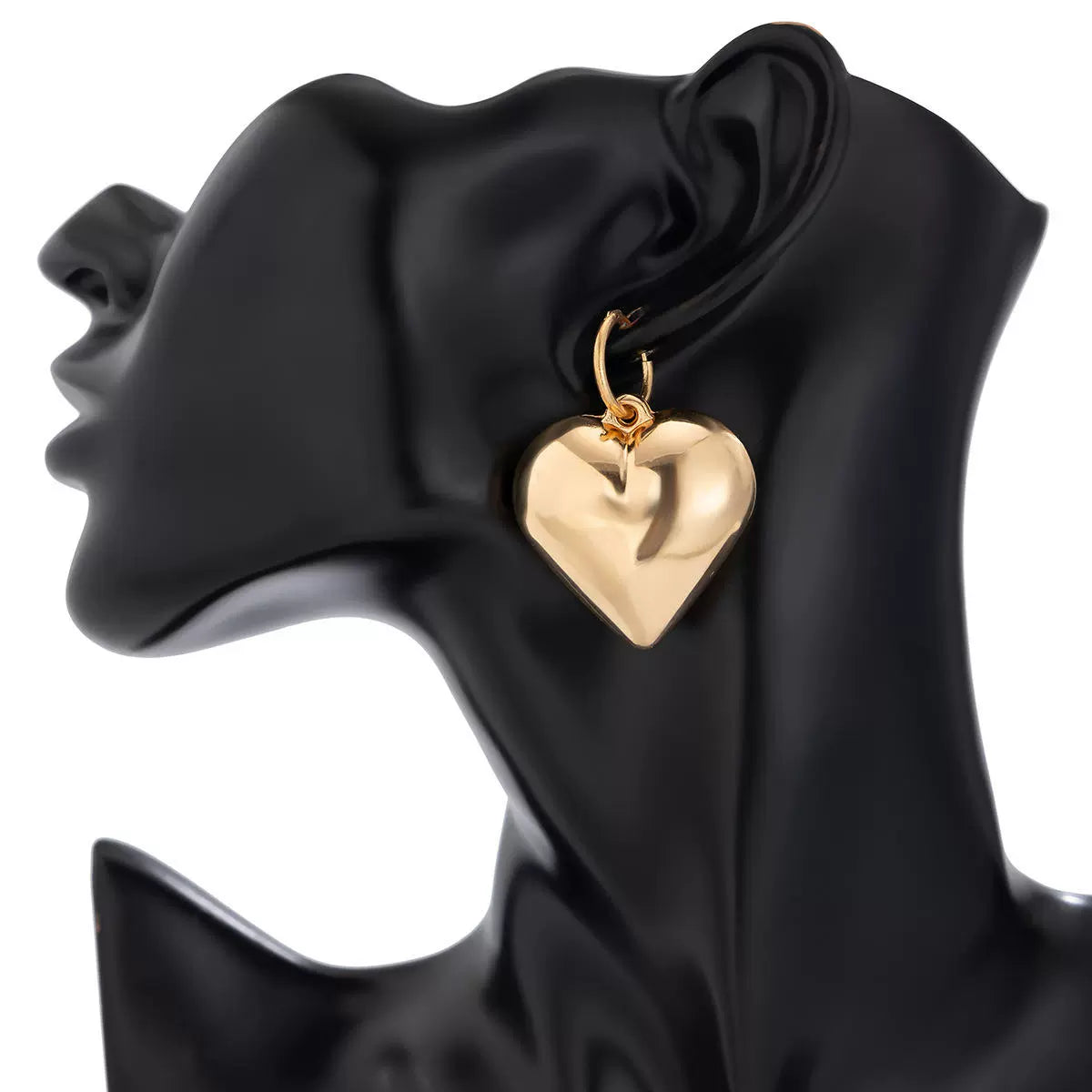 Imitation Pearl Beaded Heart Necklace & Bracelet Set