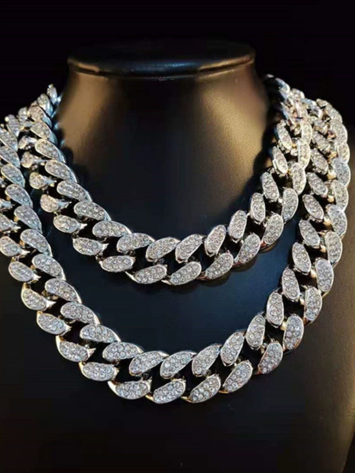 Exaggerated Miami Cuban Link Chain Necklace