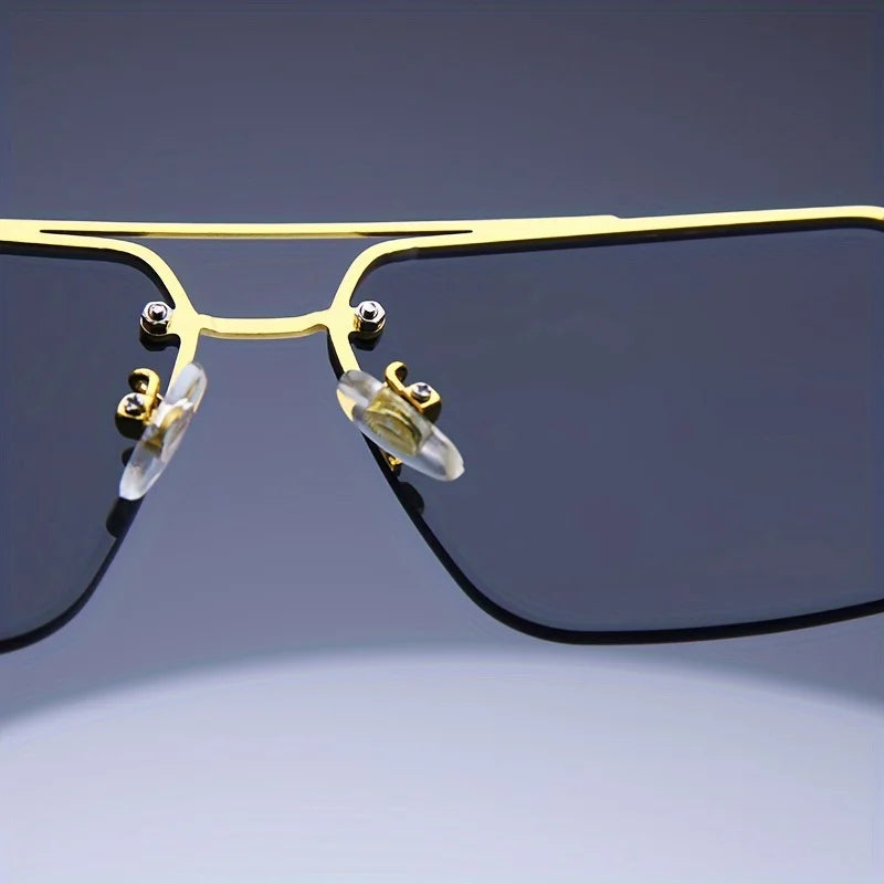 Rimless Classic Small Square Traveling Shades