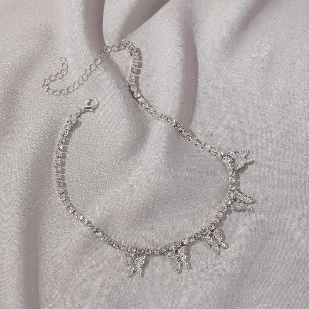Butterfly pendant necklace