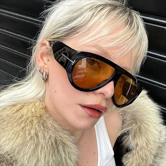 Oval Shape Trendy Street Shoot Shades - UV400